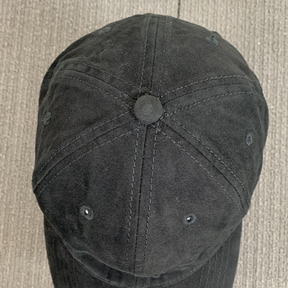 Time and Tru Baseball Hat Womens OSFM Black Soot Soft Adjustable Strapback Cap - Picture 5 of 12